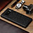 Soft Silicone Gel Leather Snap On Case Q01 for Samsung Galaxy Note 8 Duos N950F Black