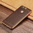 Soft Silicone Gel Leather Snap On Case W01 for Huawei Honor 8 Brown