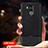 Soft Silicone Gel Leather Snap On Case W01 for Huawei Maimang 7 Black