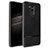 Soft Silicone Gel Leather Snap On Case W01 for Huawei Maimang 7 Black
