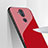 Soft Silicone Gel Mirror Case for Nokia 7.1 Plus Red