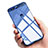Soft Silicone Gel Mirror Case M01 for Huawei P10 Blue