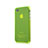 Soft Silicone Gel Transparent Matte Finish Case for Apple iPhone 4 Green