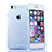 Soft Transparent Flip Case for Apple iPhone 6S Plus Blue