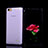 Soft Transparent Flip Case for Huawei G Play Mini Purple