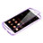 Soft Transparent Flip Case for Huawei G7 Plus Purple