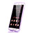 Soft Transparent Flip Case for Huawei GX8 Purple