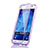 Soft Transparent Flip Case for Samsung Galaxy J5 SM-J500F Purple