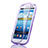 Soft Transparent Flip Case for Samsung Galaxy S3 III i9305 Neo Purple