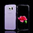 Soft Transparent Flip Case for Samsung Galaxy S6 Duos SM-G920F G9200 Purple