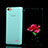 Soft Transparent Flip Cover for Huawei Honor 4C Sky Blue