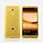 Soft Transparent Flip Cover for Huawei Mate 8 Gold