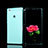 Soft Transparent Flip Cover for Huawei P8 Lite Sky Blue