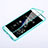 Soft Transparent Flip Cover for Huawei P8 Sky Blue