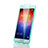 Soft Transparent Flip Cover for Huawei P9 Sky Blue