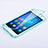 Soft Transparent Flip Cover for Huawei Y6 Blue