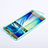 Soft Transparent Flip Cover for Samsung Galaxy A7 SM-A700 Sky Blue