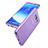 Soft Transparent Flip Cover for Samsung Galaxy S8 Plus Purple