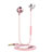 Sports Stereo Earphone Headphone In-Ear H05 Pink