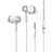 Sports Stereo Earphone Headphone In-Ear H06 White