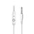 Sports Stereo Earphone Headphone In-Ear H06 White