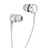 Sports Stereo Earphone Headphone In-Ear H09 White