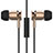Sports Stereo Earphone Headphone In-Ear H14 Gold