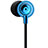 Sports Stereo Earphone Headphone In-Ear H21 Blue