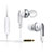 Sports Stereo Earphone Headphone In-Ear H23 White
