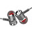 Sports Stereo Earphone Headphone In-Ear H25 Gray