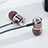 Sports Stereo Earphone Headphone In-Ear H25 Gray