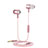 Sports Stereo Earphone Headphone In-Ear H25 Pink