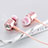 Sports Stereo Earphone Headphone In-Ear H25 Pink