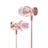 Sports Stereo Earphone Headphone In-Ear H34 Pink