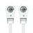 Sports Stereo Earphone Headphone In-Ear White