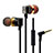 Sports Stereo Earphone Headset In-Ear H02 Gold