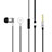 Sports Stereo Earphone Headset In-Ear H14 Silver