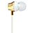 Sports Stereo Earphone Headset In-Ear H21 Gold