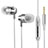 Sports Stereo Earphone Headset In-Ear H28 Silver