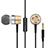 Sports Stereo Earphone Headset In-Ear H30 Gold