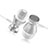 Sports Stereo Earphone Headset In-Ear H34 Silver