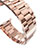 Stainless Steel Bracelet Band Strap for Apple iWatch 3 42mm Rose Gold