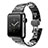 Stainless Steel Bracelet Band Strap for Apple iWatch 4 44mm Black