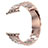 Stainless Steel Bracelet Band Strap for Apple iWatch 5 44mm Rose Gold
