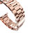 Stainless Steel Bracelet Band Strap for Apple iWatch 5 44mm Rose Gold