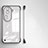Transparent Crystal Frameless Hard Case Back Cover for Oppo Reno11 Pro 5G