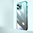 Transparent Crystal Gradient Hard Case Back Cover QC1 for Apple iPhone 13 Pro Blue