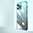 Transparent Crystal Gradient Hard Case Back Cover QC1 for Apple iPhone 14 Pro Max Blue