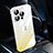 Transparent Crystal Gradient Hard Case Back Cover QC2 for Apple iPhone 13 Pro Yellow