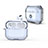 Transparent Crystal Hard Case Back Cover H01 for Apple AirPods Pro Black